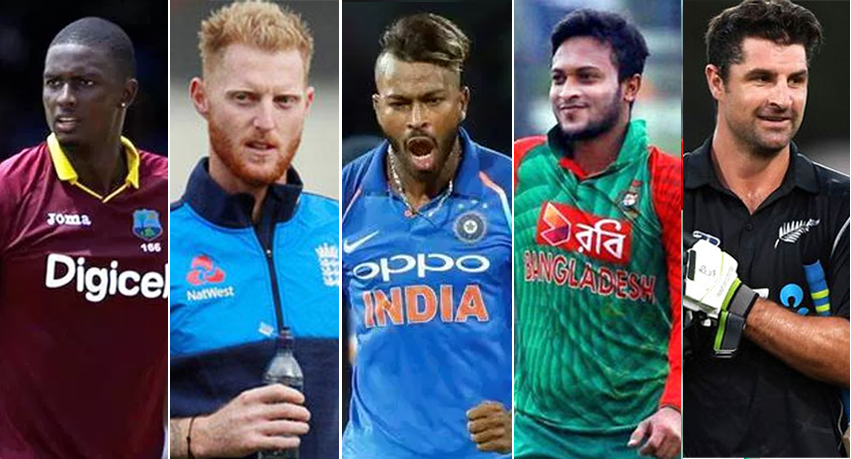 আসন্ন বিশ্বকাপে স্পট লাইটে থাকা পাঁচ অলরাউন্ডার   