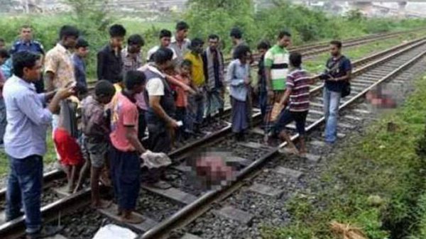 রাজশাহীতে ট্রেনের ছাদ থেকে পড়ে যুবকের মৃত্যু