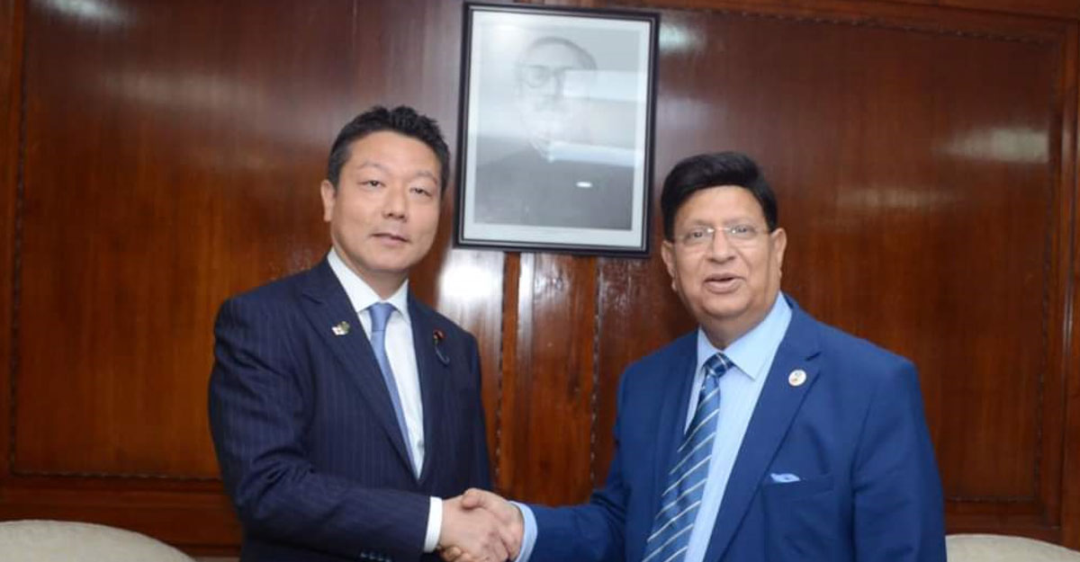 পররাষ্ট্রমন্ত্রীর স‌ঙ্গে জাপা‌নের ভাইস মিনিস্টার হোন্ডার সাক্ষাৎ