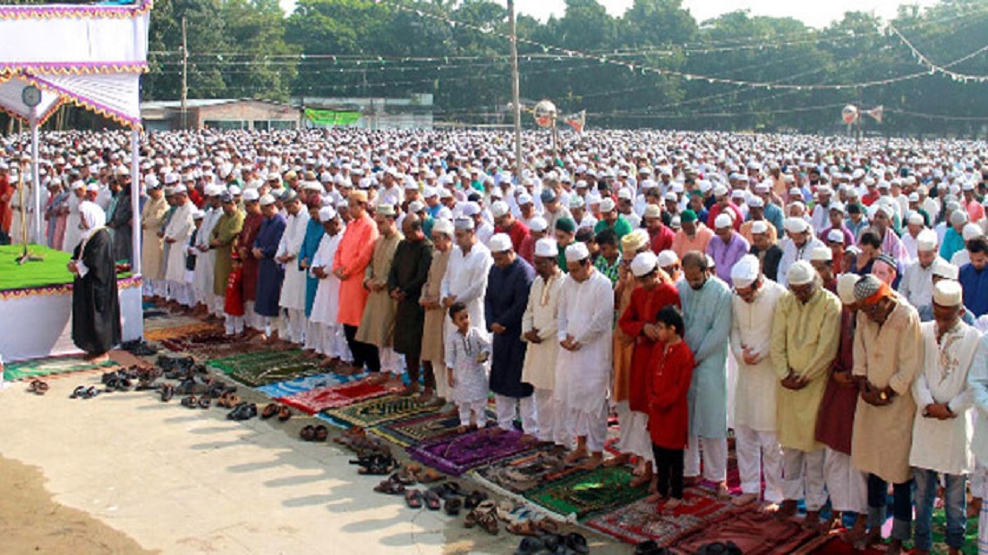 জাতীয় ঈদগাহে ঈদের প্রধান জামাত অনুষ্ঠিত