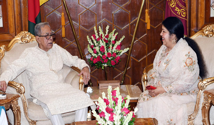 রাষ্ট্রপতির সঙ্গে স্পিকারের সাক্ষাৎ
