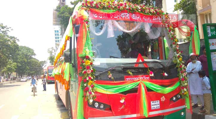 উত্তরায় চালু হলো চক্রাকার বাস সার্ভিস