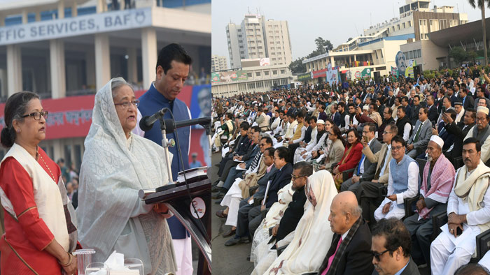 বঙ্গবন্ধুর আদর্শে এগিয়ে যাবে বাংলাদেশ
