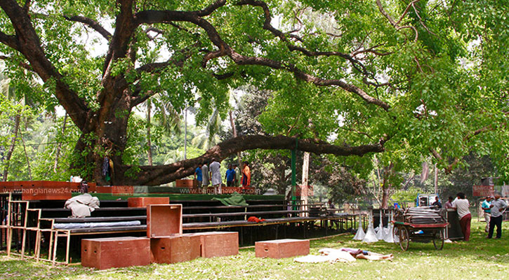 দুই বছর পর প্রাণ ফিরছে রমনা বটমূলে