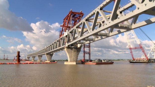 পদ্মা সেতুর ১৬তম স্প্যান বসছে আজ