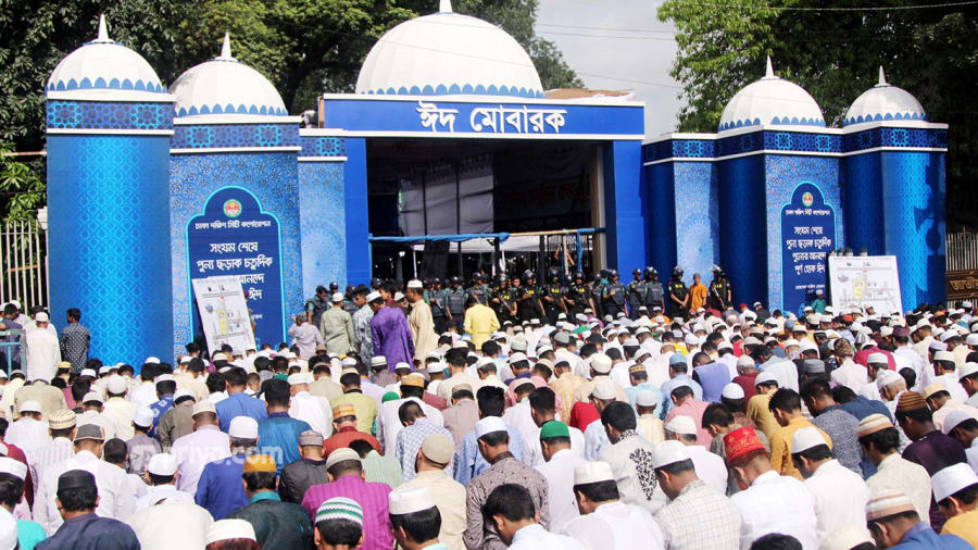 জাতীয় ঈদগাহে ঈদের জামাত সকাল সাড়ে ৮টায়