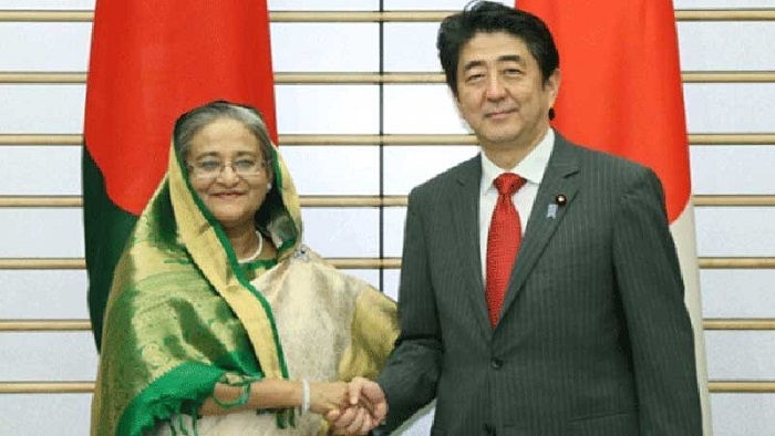 শেখ হাসিনাকে জাপানের প্রধানমন্ত্রীর ফোন 