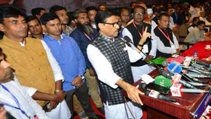 বিএনপি স‌হিংসতা কর‌লে সমু‌চিত জবাব দেওয়া হবে : কাদের
