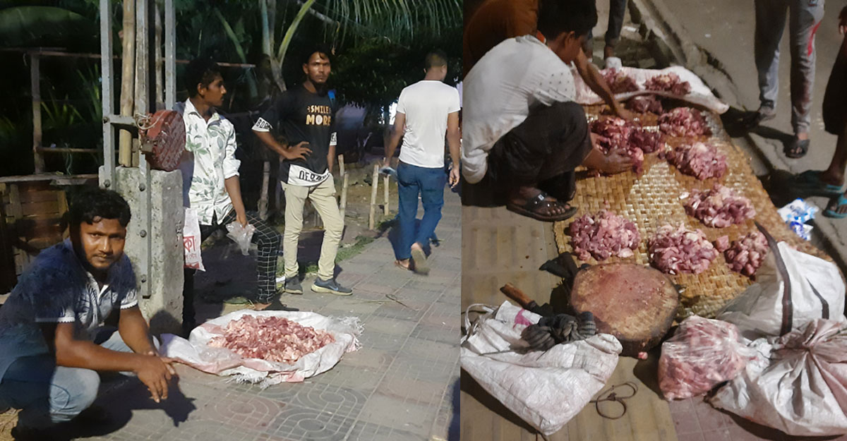 ৩০০ টাকায় মাংস, বেচে খুশি কিনেও তৃপ্তি