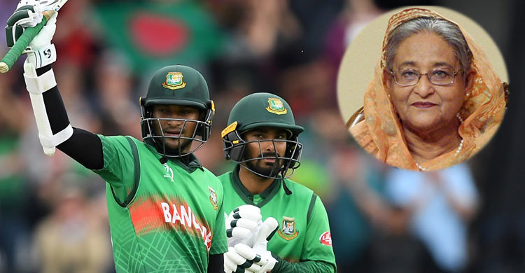 সাকিব-লিটন-মাশরাফিকে প্রধানমন্ত্রী শেখ হাসিনার ফোন