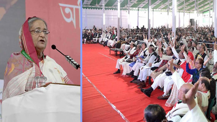 `দলকে শক্তিশালী করে জনগণের আস্থা অর্জন করতে হবে`- প্রধানমন্ত্রী