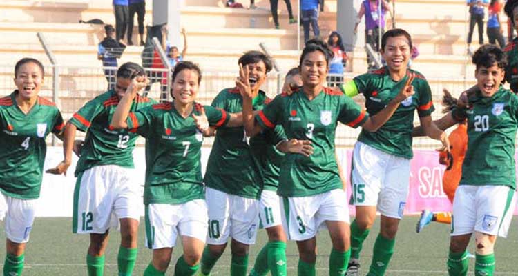 বাংলাদেশি মেয়েরা জিতল সাফ অনূর্ধ্ব-১৯ নারী চ্যাম্পিয়নশিপ 