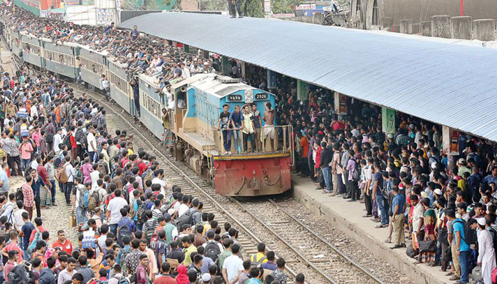 কমলাপুর থেকে ছাড়ছে ৩ ঈদ স্পেশাল ট্রেন