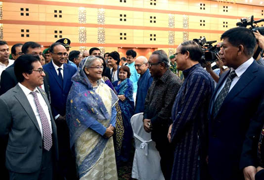 বাজেট পরবর্তী নৈশভোজে অংশ নিলেন প্রধানমন্ত্রী