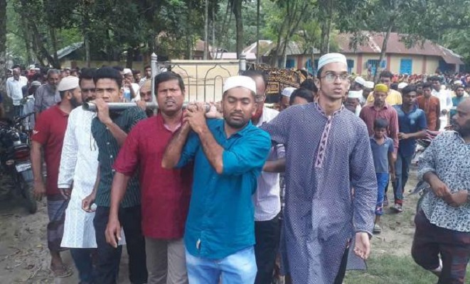 আবরারের দাফন সম্পন্ন, সন্তানের জন্য ক্ষমা চেয়েছেন বাবা